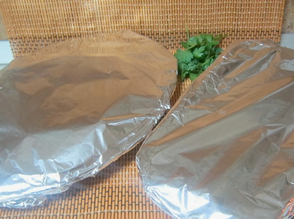 Ciocanele de pui umplute si infofolite