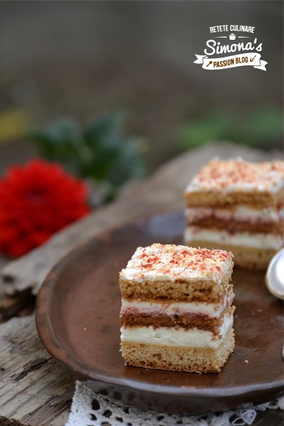 Prajitura cu foi de miere