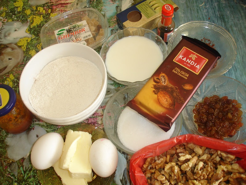 Chec oriental cu aroma de ciocolata si cafea