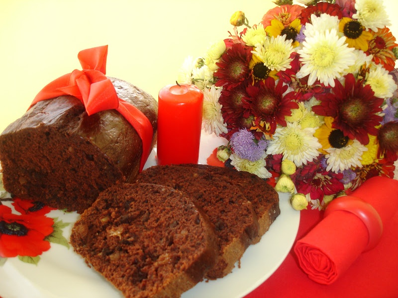 Chec oriental cu aroma de ciocolata si cafea