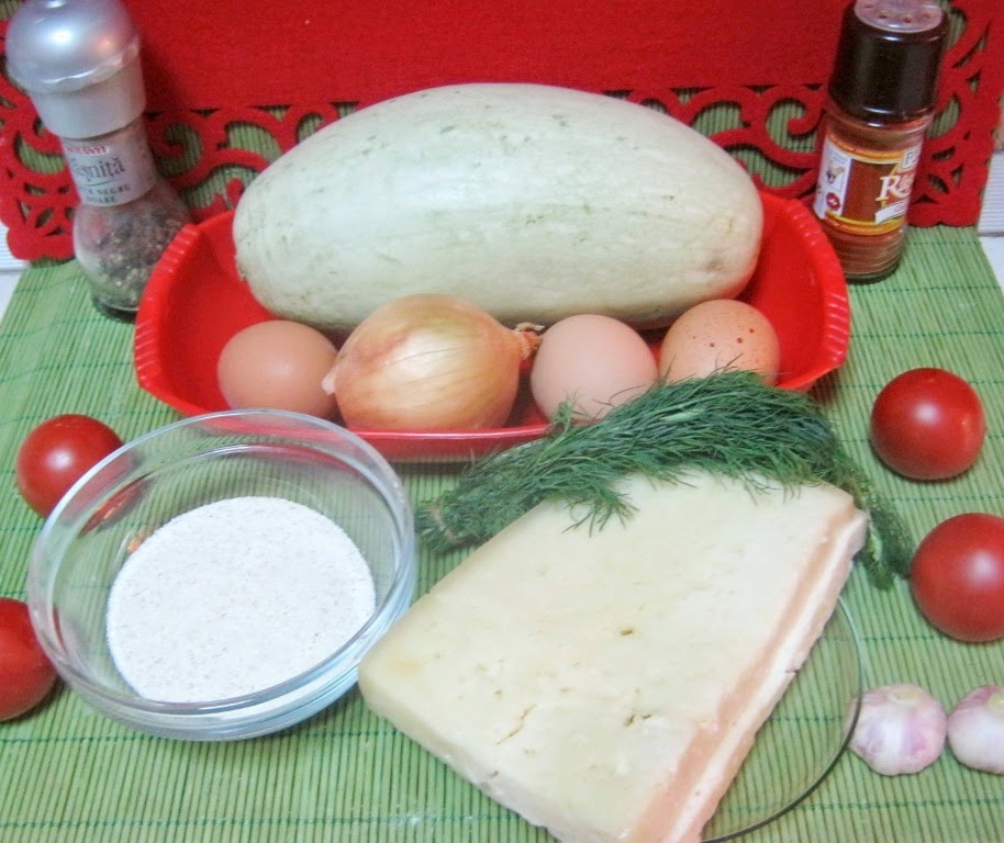 Tarta cu cas de oaie si dovlecel