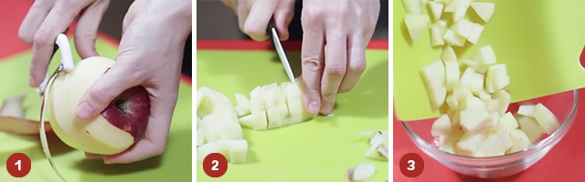 Piept de rata cu mere caramelizate (Reteta video)