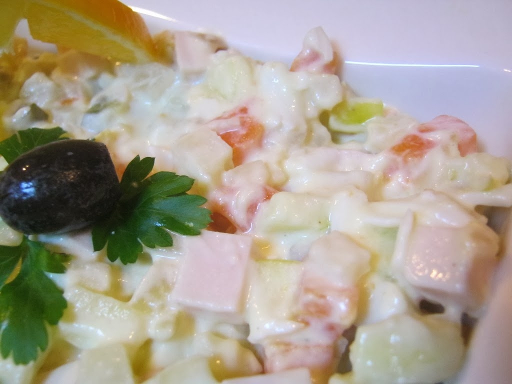 Salata de telina cu maioneza din iaurt