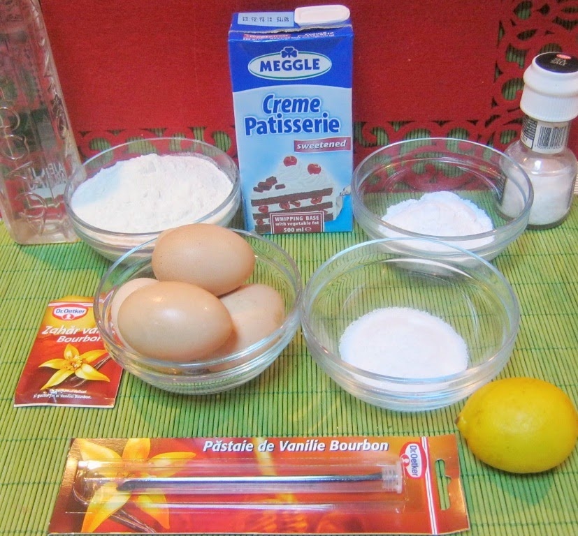 Churros cu crema de vanilie