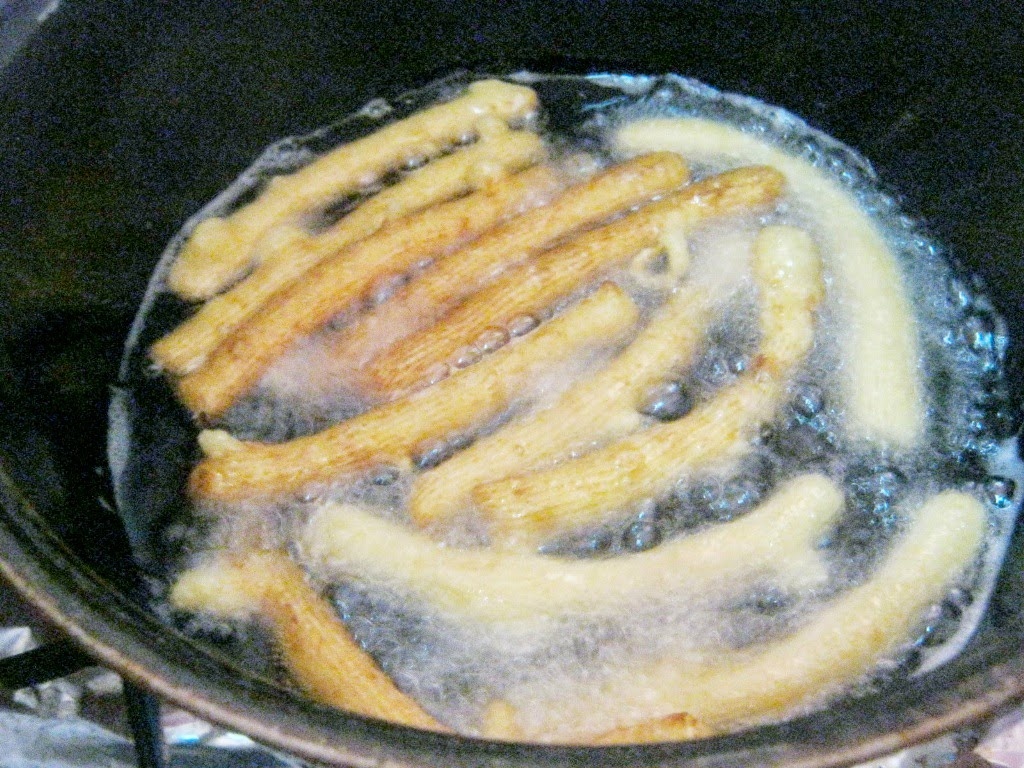 Churros cu crema de vanilie