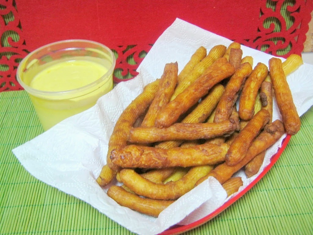 Churros cu crema de vanilie