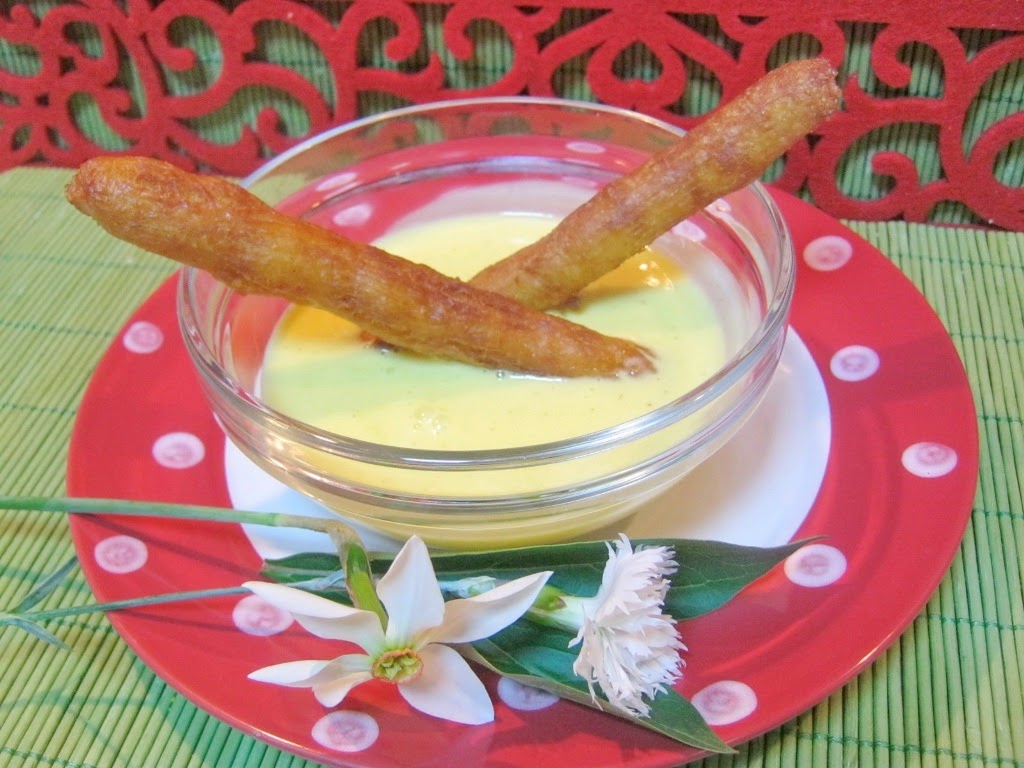 Churros cu crema de vanilie