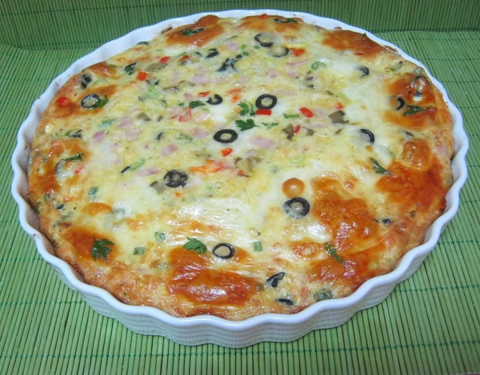 Tarta aperitiv omleta