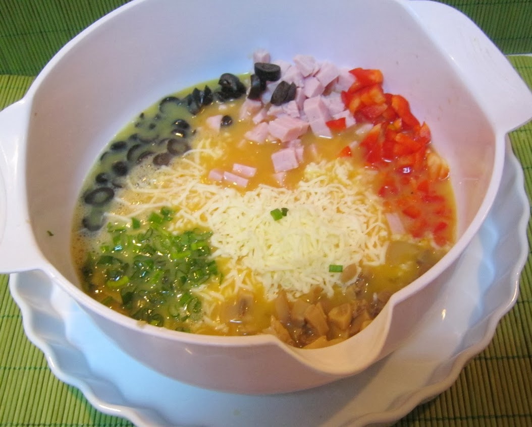 Tarta aperitiv omleta