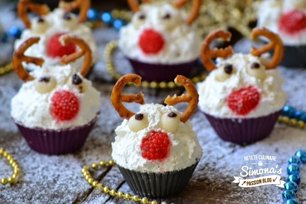 Rudolf cupcakes