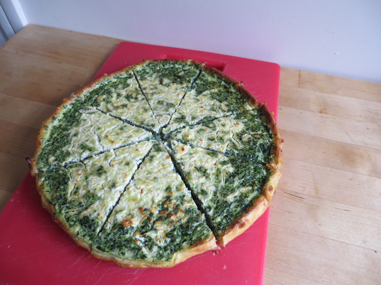 Tartă cu spanac și feta