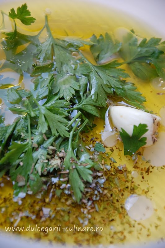 Somon si creveti la gratar cu sos tartar