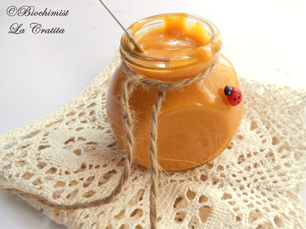 Grapefruit goji curd - crema de grapefruit si goji