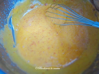 Grapefruit goji curd - crema de grapefruit si goji