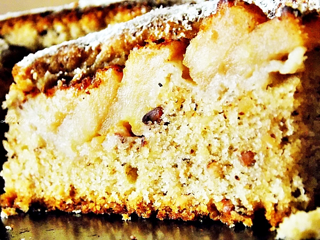 Prajitura cu mere si nuci