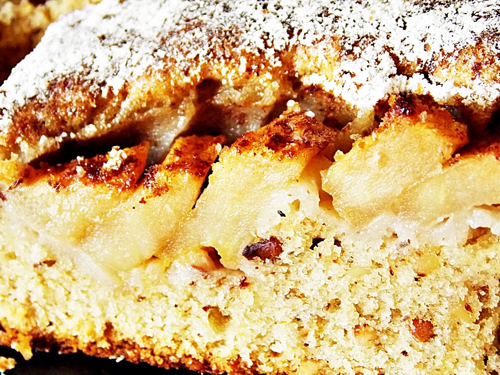 Prajitura cu mere si nuci