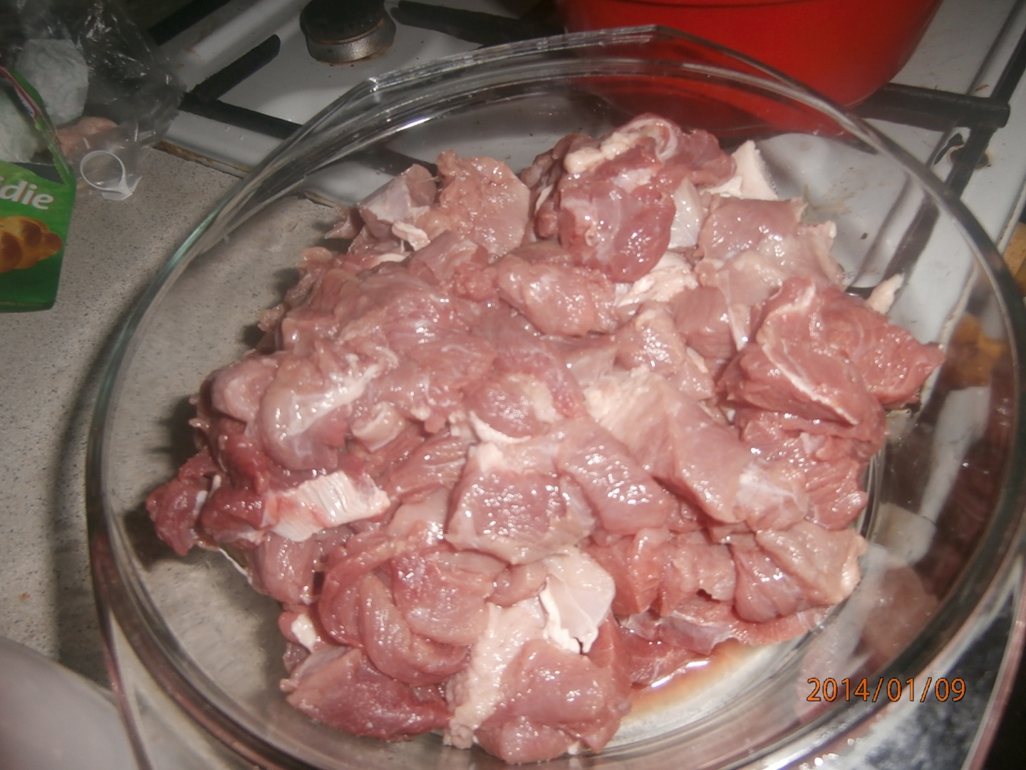 Bucatele de muschi file in crusta de paine