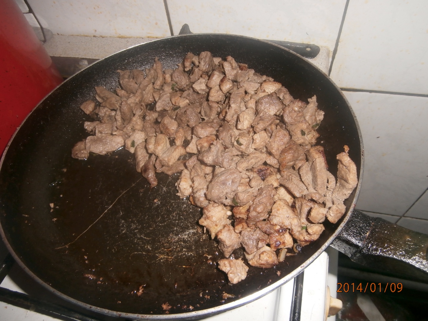 Bucatele de muschi file in crusta de paine