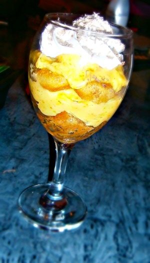 Prajitura cu portocale la pahar