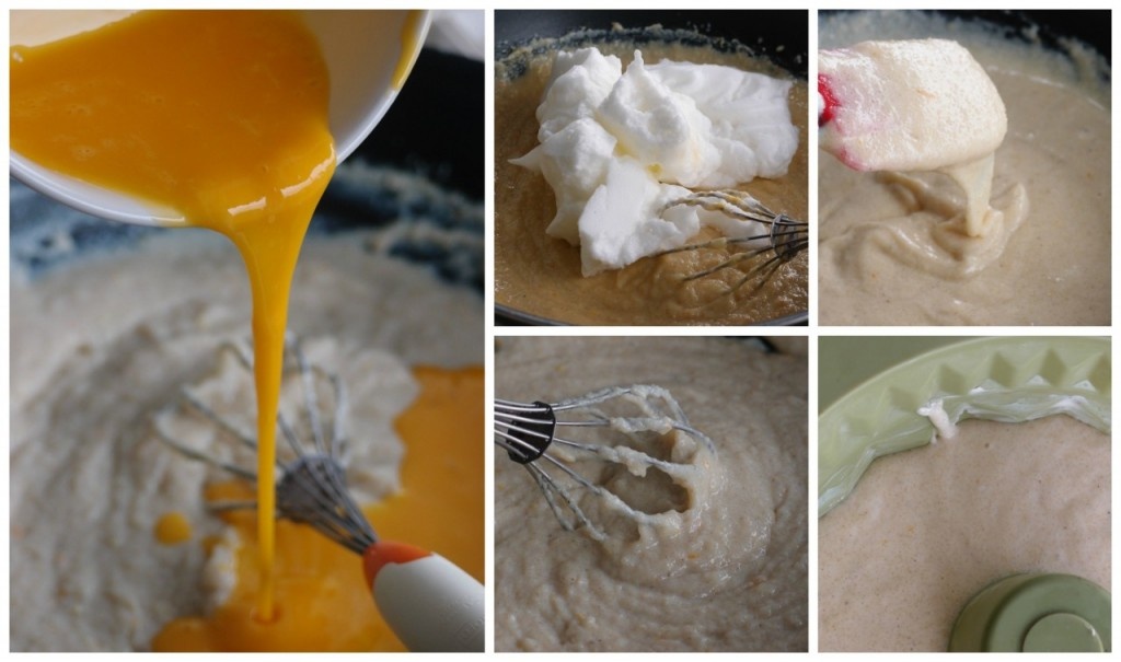 Budincă de griş cu dulceaţă de vişine