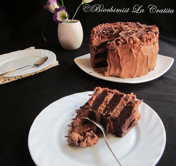 Tort de ciocolata (de post)