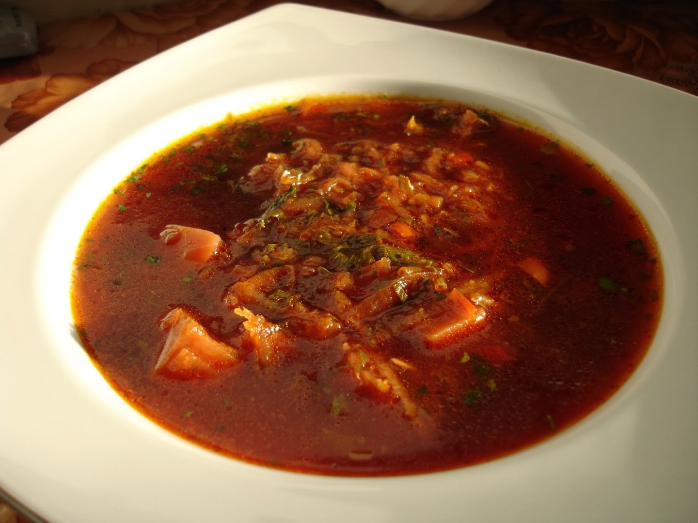 Ciorba de sfecla de post