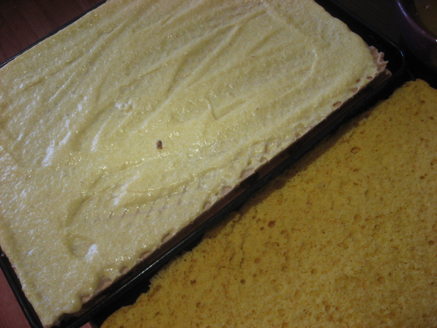 Prajitura cu crema englezeasca si caramel