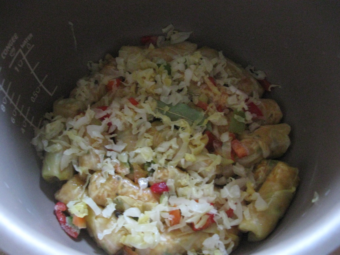 Sărmăluţe de post (din varză murată) la Philips Multicooker