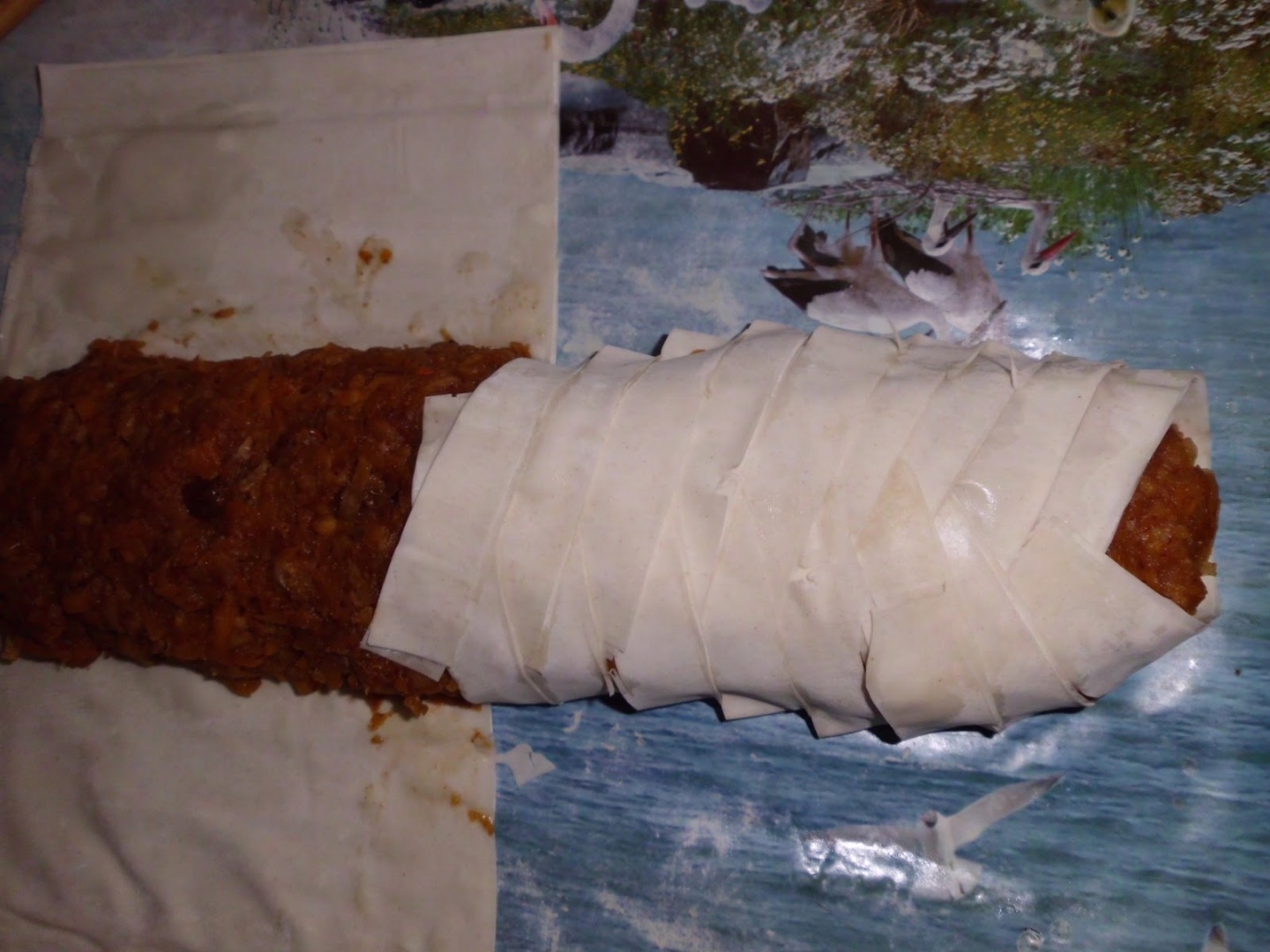 Strudel cu mere si dovleac