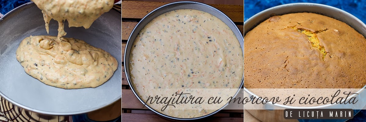 Prajitura cu morcovi si ciocolata