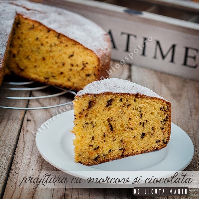 Prajitura cu morcovi si ciocolata