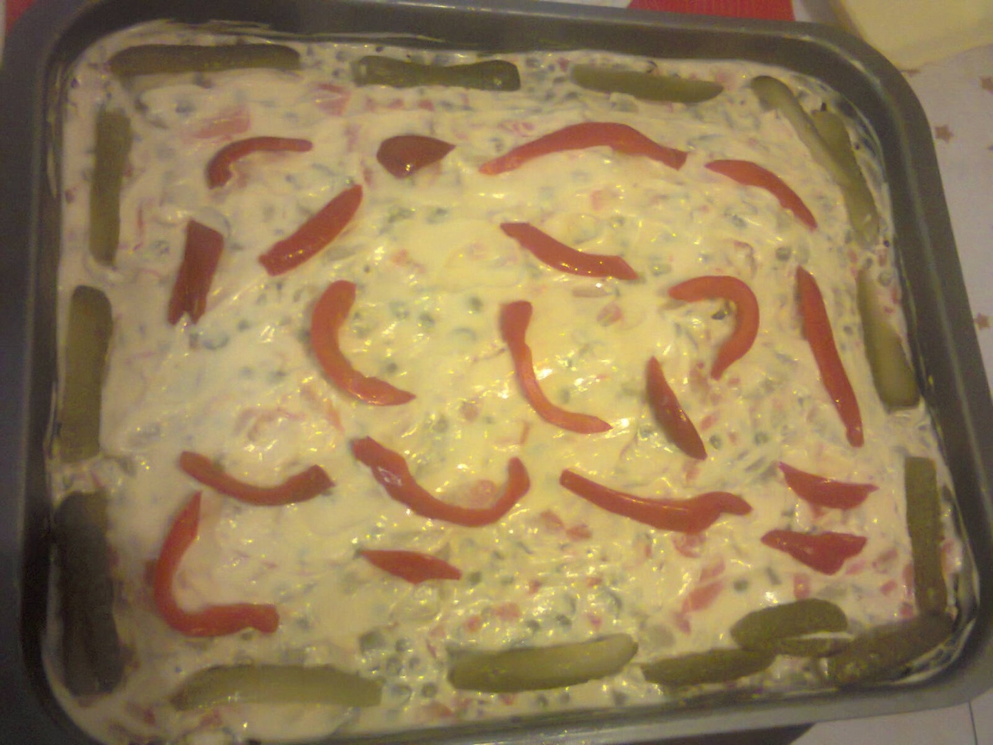 Salata de boeuf cu piept de pui