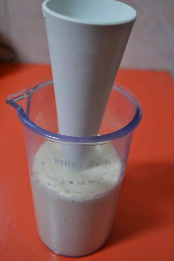 Maioneza cu lapte din soia in 5 minute