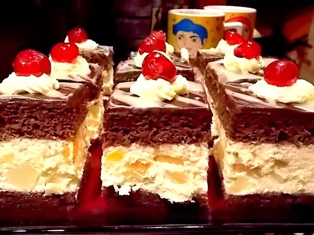 Prajitura cu fructe si crema de mascarpone