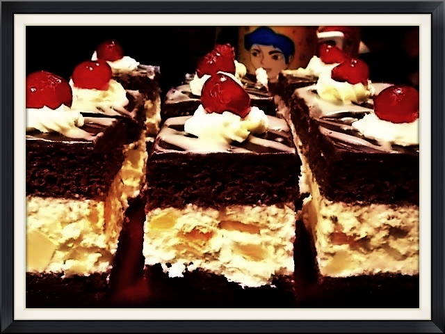 Prajitura cu fructe si crema de mascarpone