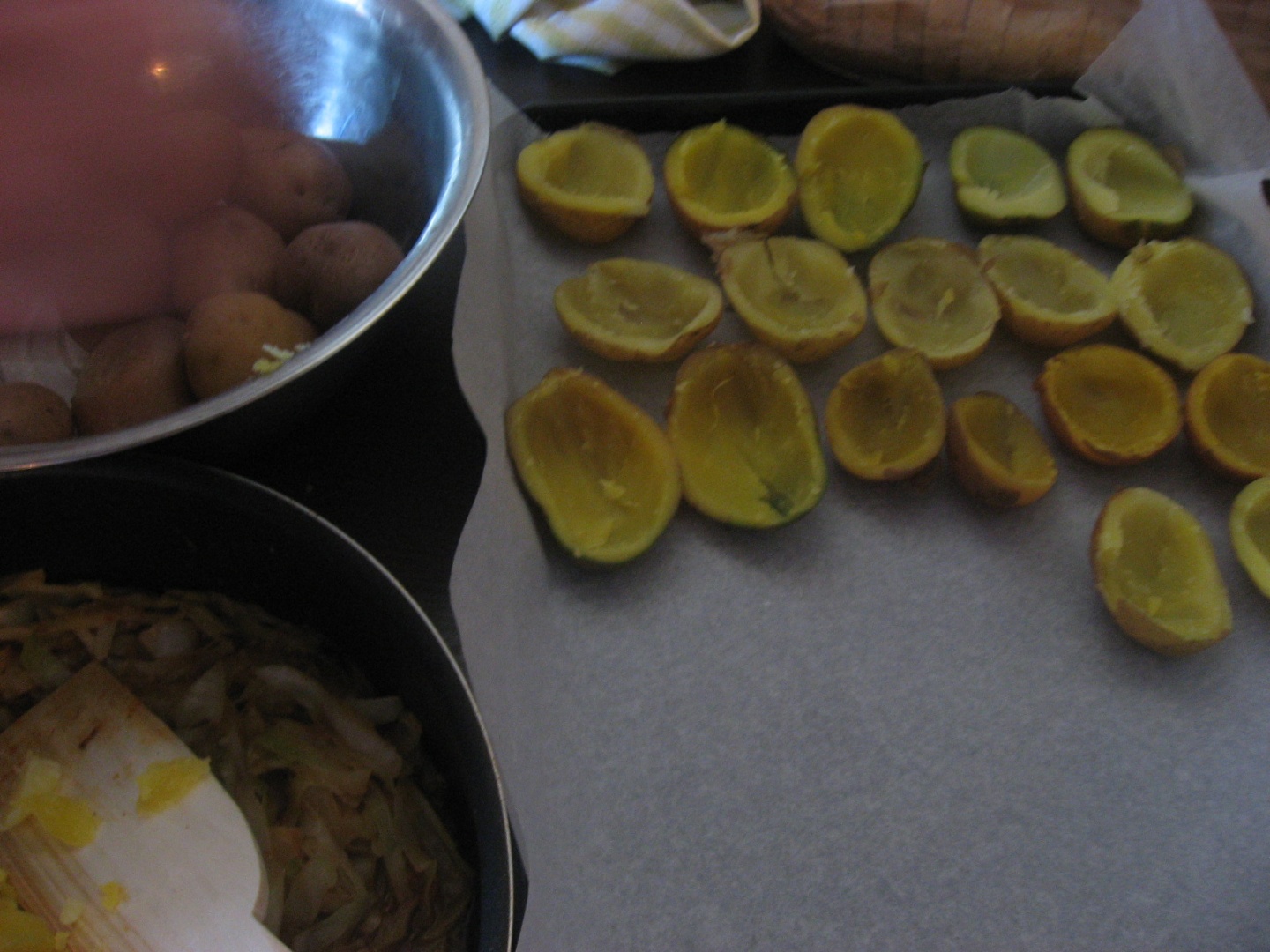 Cartofi copti de doua ori (cartofi umpluti cu varza)