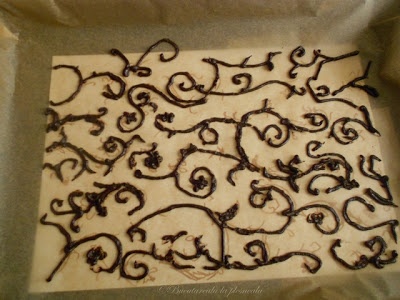 Rulada cu mascarpone, rodie si goji