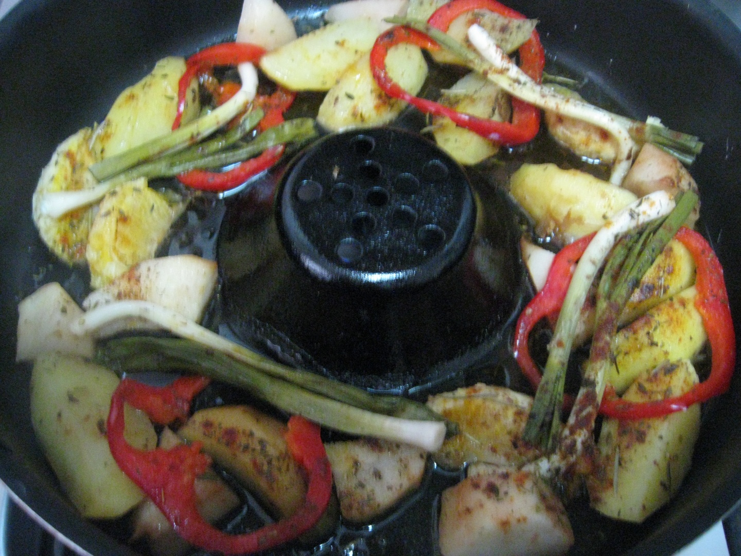 Somon marinat in sos de miere si mustar pregatit la grill sau gratar