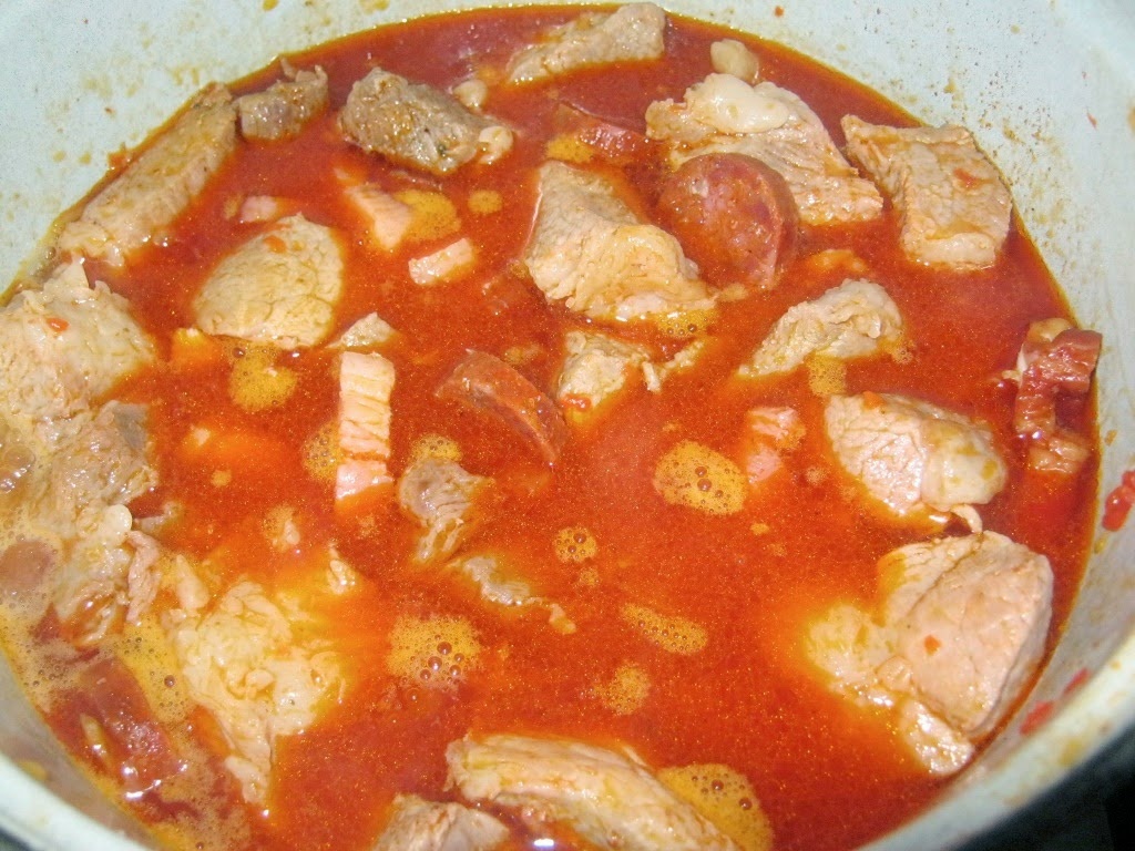 Tochitura macelareasca cu cus-cus