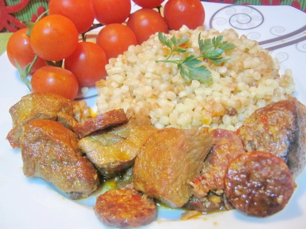 Tochitura macelareasca cu cus-cus