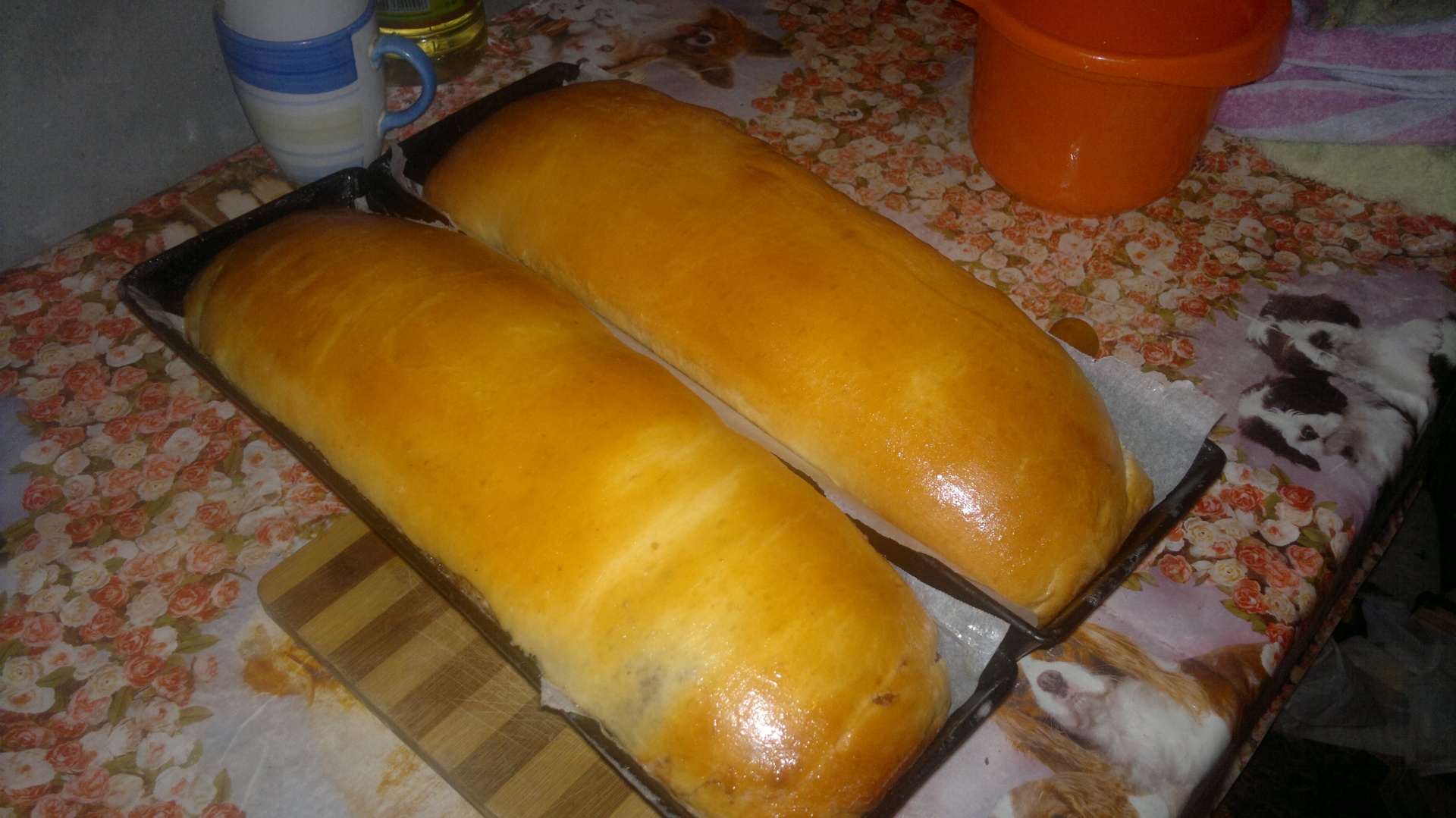 Cozonac pufos  cu nuca