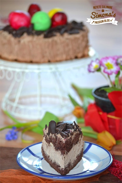 Tort cu crema de ciocolata