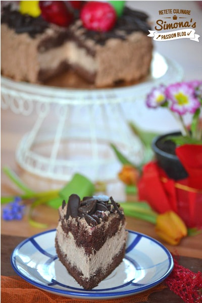 Tort cu crema de ciocolata