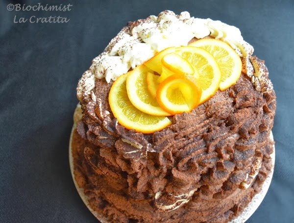 Tort palarie, cu portocale si ciocolata