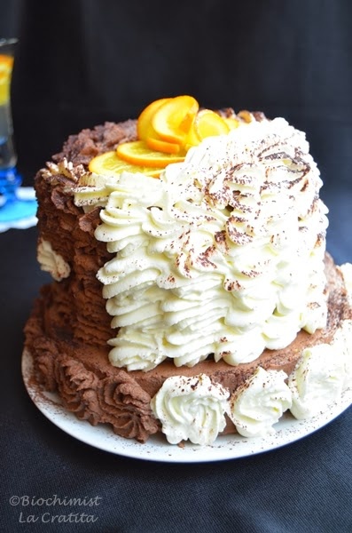 Tort palarie, cu portocale si ciocolata