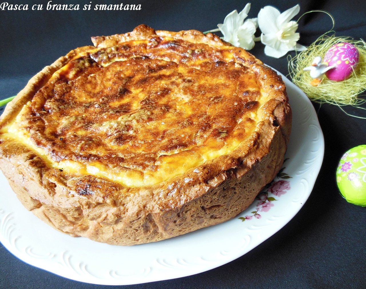 Pasca cu branza si smantana