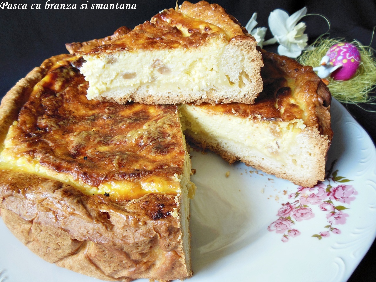 Pasca cu branza si smantana