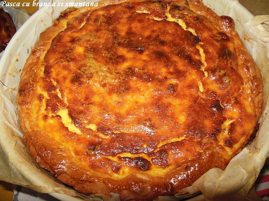 Pasca cu branza si smantana