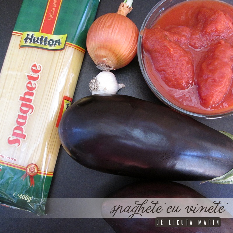Spaghete cu vinete