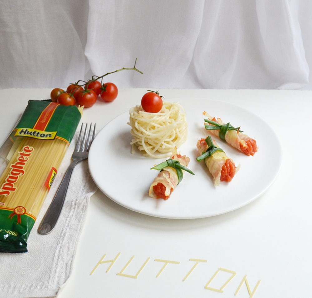 Spaghete cu "jeleu" de rosii